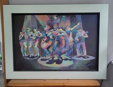 Painting Watercolour on Canvas