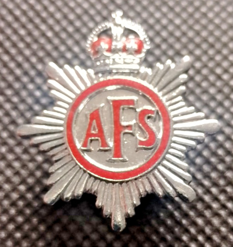 Auxilliary fire service lapel - service,