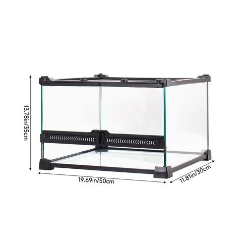 Small glass reptile terrarium - small,
