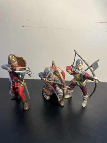 Schleich red medieval archers - schleich,