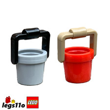 LEGO Small Bucket with Handle NEW - Minifigure Accessory - choose colour 95343