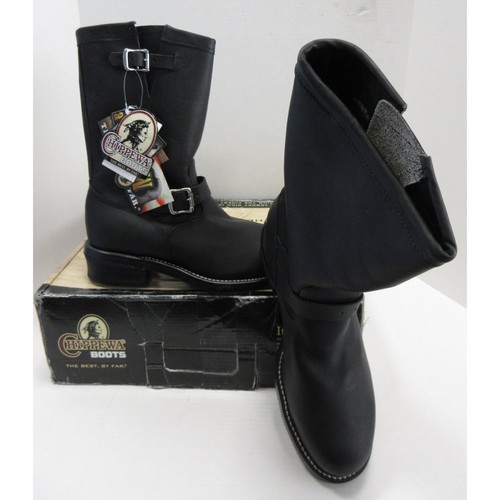 Chippewa boots men black - chippewa, d