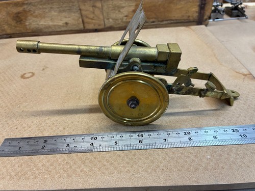 Vintage ww2 field gun - field, brass