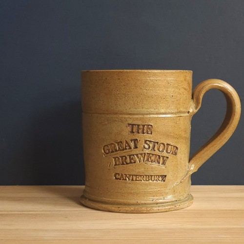 Handmade pottery tankard - tankard, 500ml