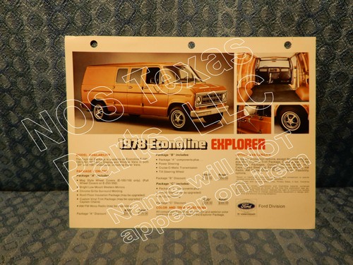 1978 ford econoline explorer - 1978,