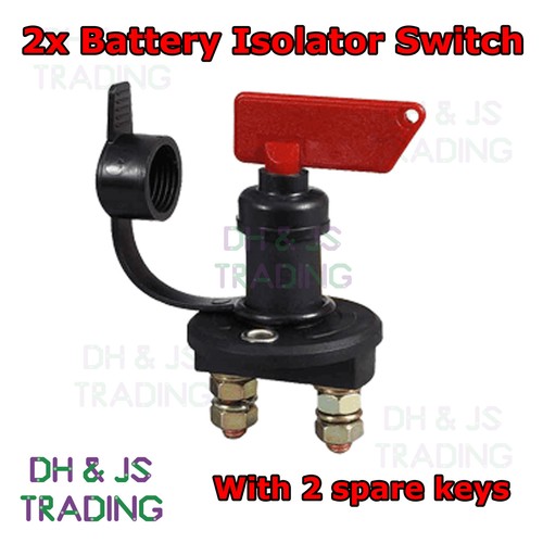 Battery isolator switch - 2x,