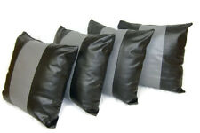  4 BLACK/GREY FAUX LEATHER 22