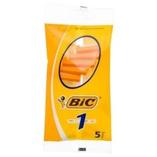 Bic 1 Single Blade Sensitive Razors 5's - Pack of 5