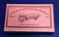 VINTAGE LANGLEY MINIATURE WORLD GUY LORRY KIT VO/GO/L   CAST WHITE METAL (B)