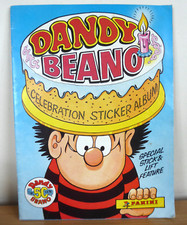 Dandy Beano Panini Celebration Sticker Album 80% Complete Vintage 1988