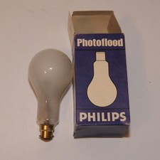 Vintage Philips Photolita No2 Photoflood Flash Photo Bayonet Bulb New Old Stock