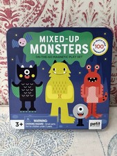 Petit Collage Mixed-Up Monsters Magnetic Play Set Ages 3+
