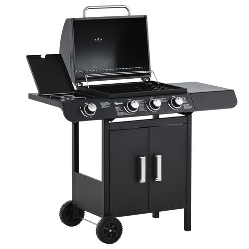 Outdoor gas bbq grill - bbq, 4+1