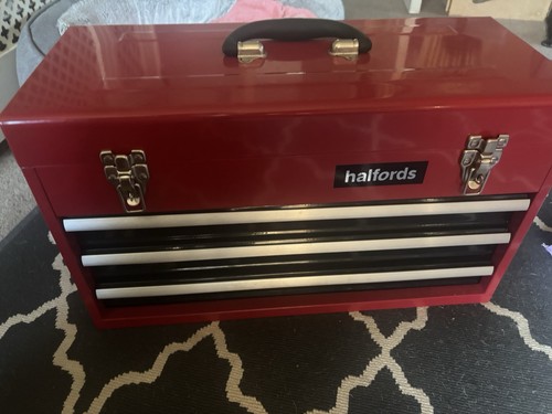 Halfords red drawer tool - drawer, box