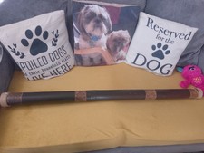 Two Wooden Didjeridooos Hand