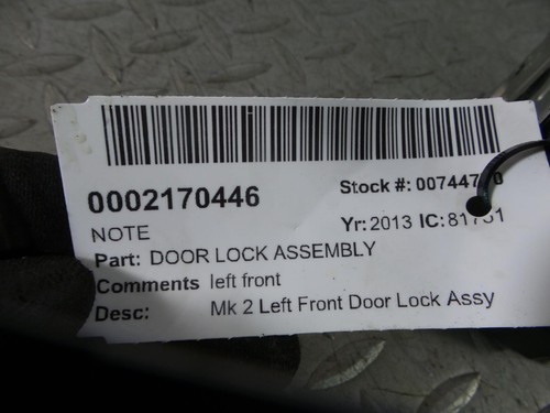 2013 nissan note door lock - 2013,