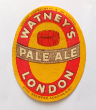 Watney's  - London  - Pale  Ale   - Vintage Beer Label