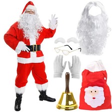 Deluxe santa suit - santa, mens