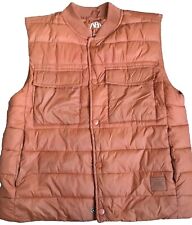 Unisex Kids Zara Rust Orange Lightweight Puff Body Warmer/Gilet  Age 11-12