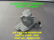 EXPERT DISPATCH SCUDO RHK 2.0 HDI AIR VACUUM RESERVOIR - FITS 2007+ 9646411180