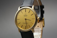 Vintage 1970s OMEGA Constellation Gold Dial Cal.1330 Quartz Men's Watch [Exc+5]