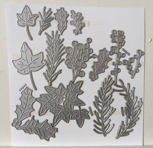 Mixed die set winter foliage - mixed,