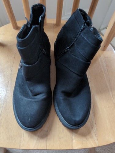 Black size 4 ankle boots - 4,