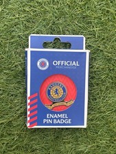 Official Glasgow Rangers FC 150 Years  Enamel Pin Badge In Box Brand New