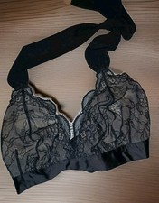 M AND S BRA BRALETTE HALTER NECK AND LONG TIE AT THE BACK