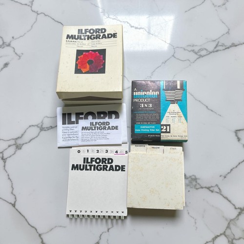 Vintage darkroom filter set - darkroom,