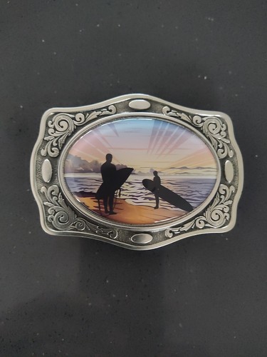 New belt buckle featuring - new,