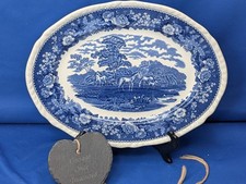 ADAMS Blue White Platter