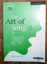 THE ART OF SONG 2 - ABRSM Grade 1 - 5 - Medium / Low Voice - Edition Peters 7586