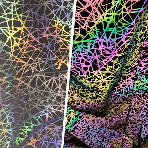 Iridescence reflective fabric - reflective,