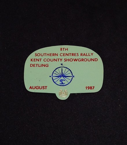 Caravan club rally badge - rally,