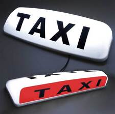 24" LED MAGNETIC TAXI ROOF SIGN LIGHT WHITE  TAXI METER SIGN CAB LIGHT