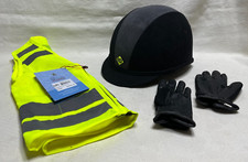 CHARLES & OWEN : YR8! Riding Hat - Reflector Vest & Gloves