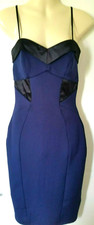 Women's Lipsy Michelle Keegan Navy Blue Sleeveless Strappy Dress 8 UK 