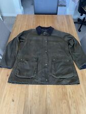 BARBOUR Acorn Wax Jacket Coat Size UK 18  Green Country Shooting