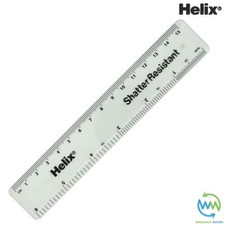 Helix 15cm ruler clear - ruler, 6"