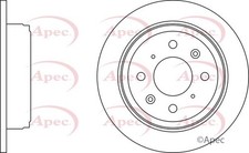 Brake Disc APEC DSK257 Fits Honda MG Rover 25 45 200 400 Accord Civic Concerto