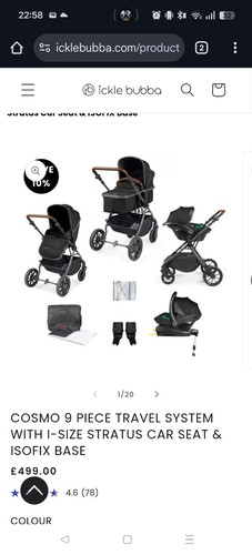 Ickle bubba cosmo travel - cosmo,