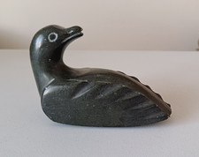 Inuit art carved stone bird