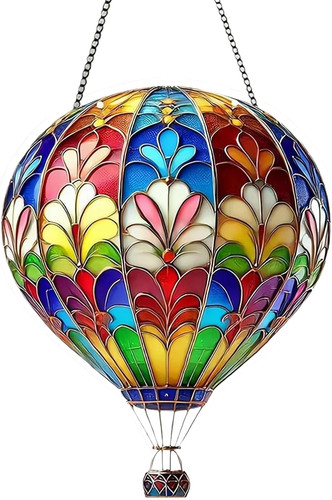 Hot air balloon - hot, garden