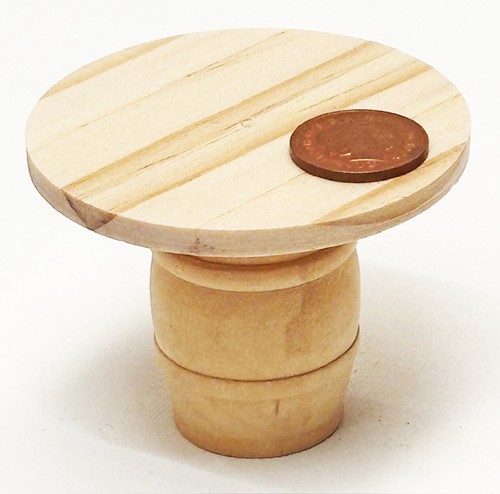 Dolls house wooden barrel - dolls,