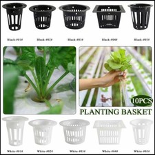 10pcs Heavy Duty Net Cup Mesh Pot Basket Aeroponic Hydroponic Garden Supplies