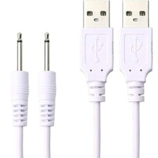 2x USB DC Charging Cable 2.5mm