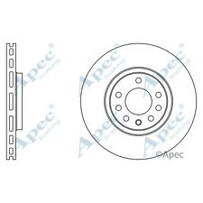 2x Brake Discs Vented For