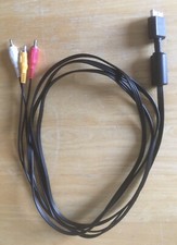 Genuine Official PlayStation 1 AV Lead TV Cable RCA PHONO COMP SCART PS1 PS2 PS3