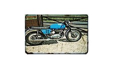 Bsa A65 Motorbike A4 photo